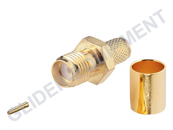 SMA female crimp coax connector AC7, Aeroflex 50-7 [CX-7010]